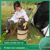 Портативное складное мусорное ведро для кемпинга и садоводства