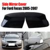 Car Double Side Door Rearview Wring Mirror Cover Cap ABS Fit For Ford Focus MK2 2005 2006 2007 Car