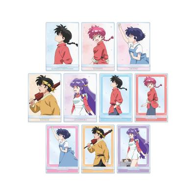 ТВ Аниме Оригинальное Сезонное Прогрессирование Торговый Акриловый Бокс из 10 "Ранма 1/2" Версия с Иллюстрацией. Стенды,