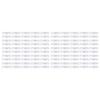 100 Pack Eyebrow Ruler Disposable Brow Stencils PVC Measuring Shaper Tool Adhesive Eyebrow Sticker