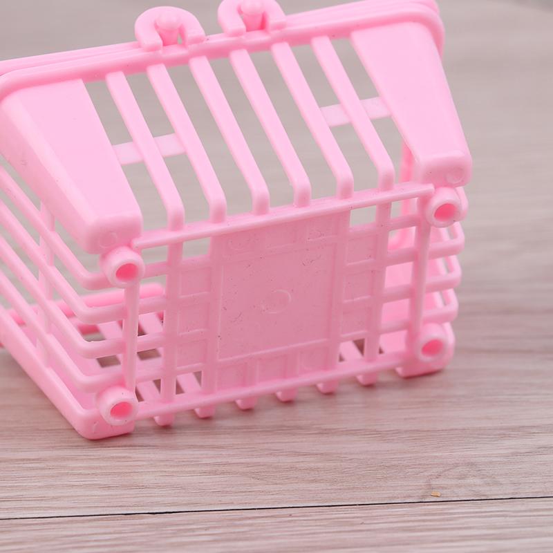 Dollhouse Miniature Shopping Basket Pretend Play Toys Furniture