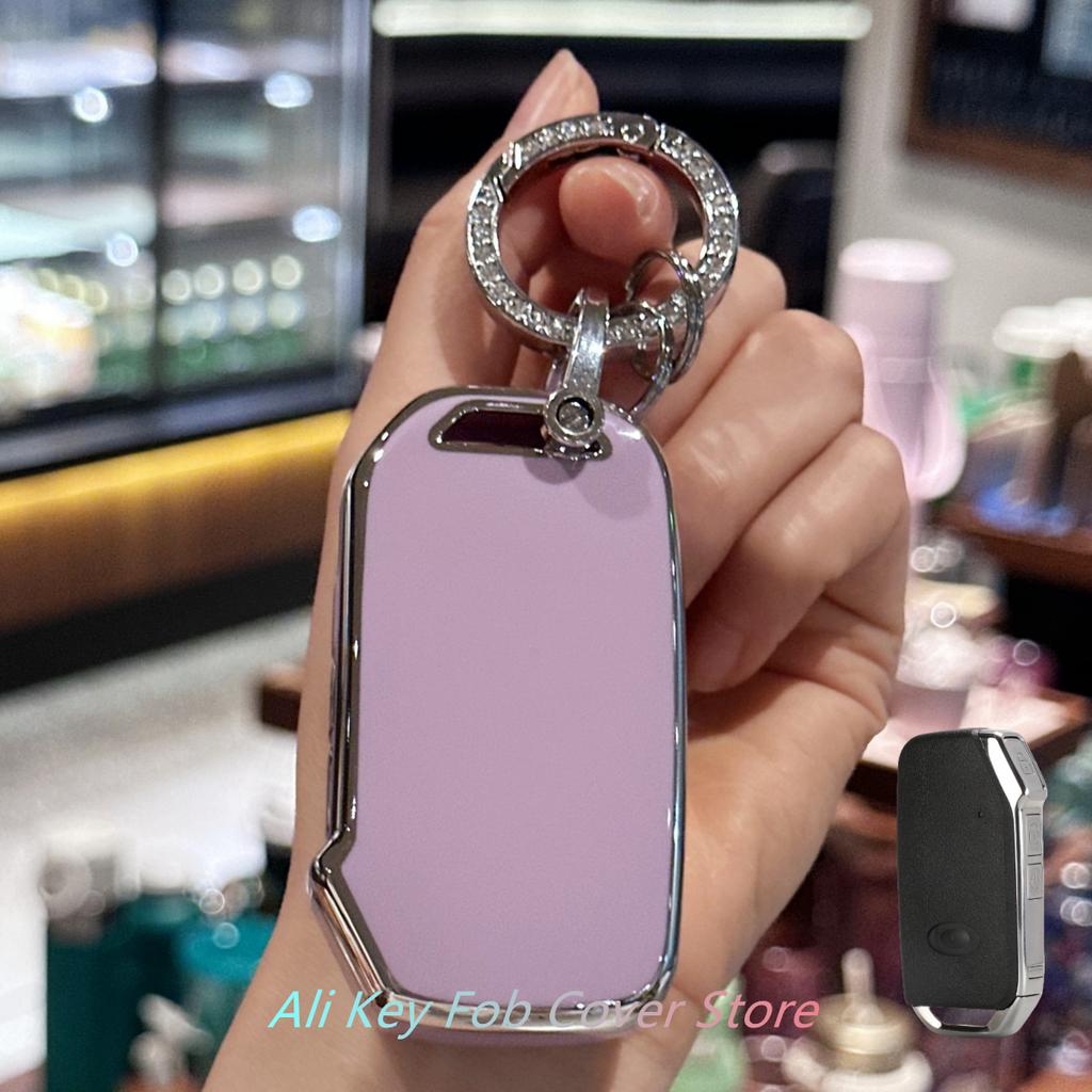 Чехол для брелока для Kia K3 KX3 KX7 K5 Sportage Carnival Mpv KIA Smart Remote Key Cover K8 Брелок для ключей автомобиля
