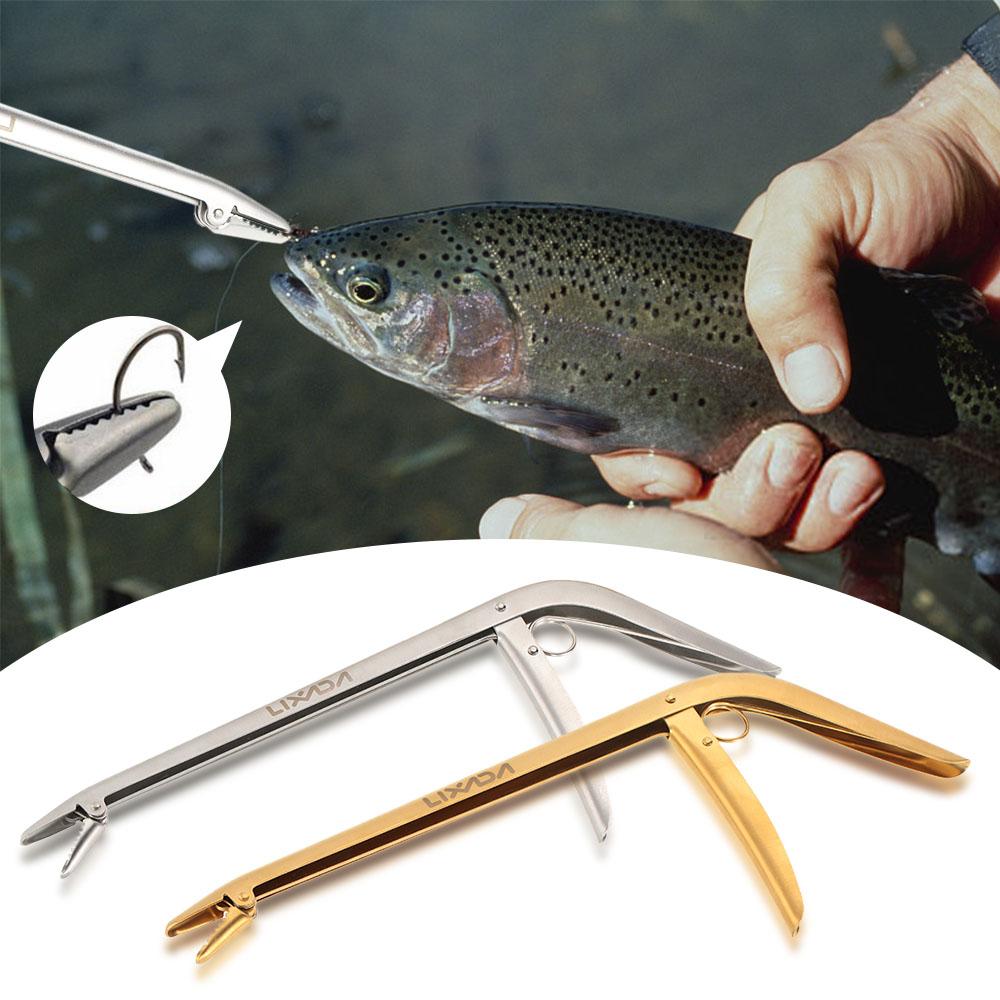 Lixada Stainless Steel Fish Hook Remover Extractor Fishing Hook Removal Tool