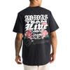 Adidas Originals T Shirts Men's Black/Black/Iron Gray/White Crew Neck Moderate Straight Fit KD0482