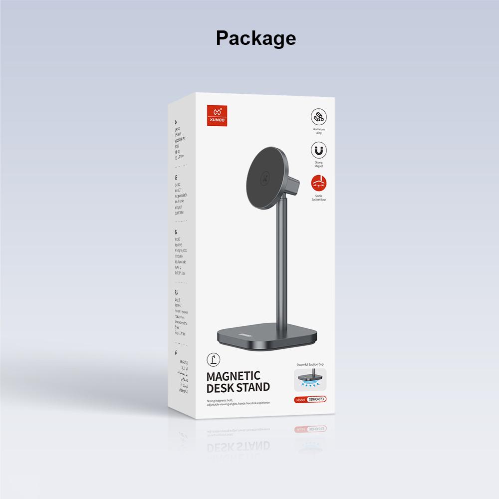 XUNDD XDHO-073 Магнитный Держатель для Телефона Настольная Подставка Алюминиевый Сплав Наклон 45 Градусов Руки Свободны Кронштейн