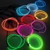 1M/2M/3M Waterproof LED Strip Light Neon Light Glow EL Wire Rope Tube Cable Car Party Decoration