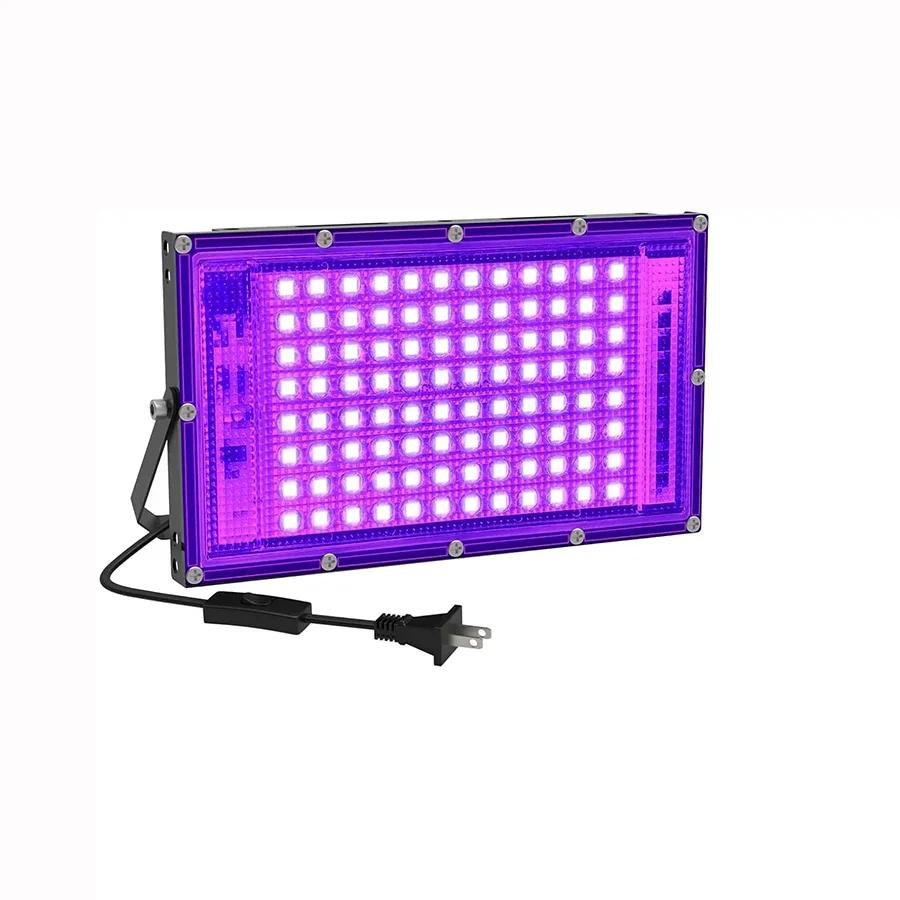 300 Вт светодиодная УФ-лампа черного цвета 395 нм УФ-лампа для отверждения смолы УФ-лампа обнаружения бестеневая лампа для отверждения клея зеленая масляная лампа для отверждения смолы