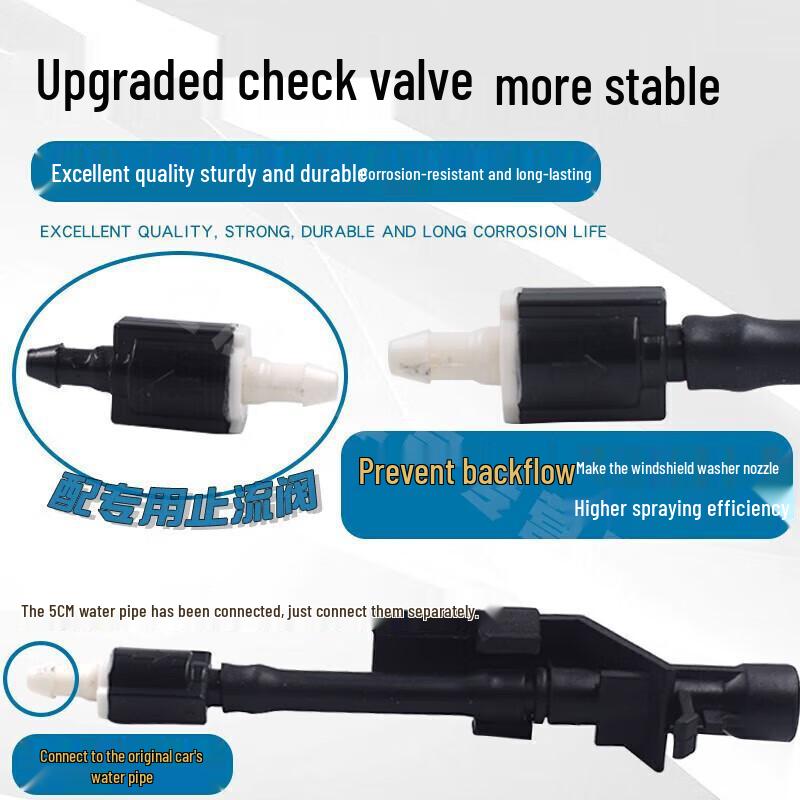 Fan-Shaped Atomizing Washer Nozzle for BZ XR-V XNV VE1 Windshields