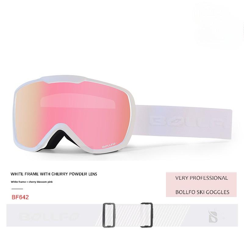 Новые двухслойные противотуманные большие цилиндрические горнолыжные очки для мужчин и женщин, горнолыжное снаряжение, лыжный шарф