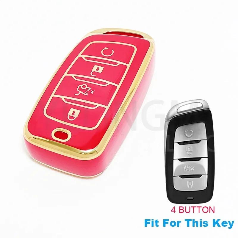 Чехол из ТПУ для ключа автомобиля, держатель-протектор для ключа-брелока для Changan CS85 CS35 Plus CS25 CS95 CS85 Coupe, защитная крышка для ключа