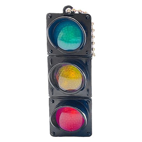 1/2 шт. Мини-светофор брелок электрический миниатюрный дорожный брелок держатель для ключей