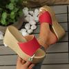 Fashion Wedges Slippers Women 2025 New Summer Sandals Roman Fashion Sandals Bottom Casual Comfortable Beach Shoes Women Slides Women