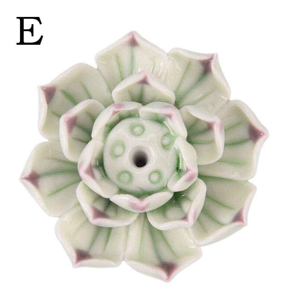 Керамическая курильница Лотос Благовонная тарелка Ароматическая палочка Ароматическая палочка Благовония Сандаловое дерево Агаровое дерево