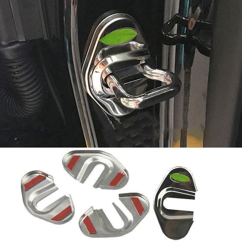 For Range Rover L405 2013-2020 Chrome Steel Door Lock Protection Cover Trim 4pcs