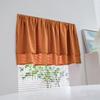 Короткая штора в стиле фермерского дома 100% хлопок Драпировки для ванной комнаты Маленькое окно Кулиска Ярусные шторы Кафе Кухня Гардероб Дверной проем Декор