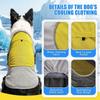 Breathable Mesh Pet Cooling Shirt Ice-Silk Pet Cool Clothes Dog Cooling Ice Vest  Beach Travel
