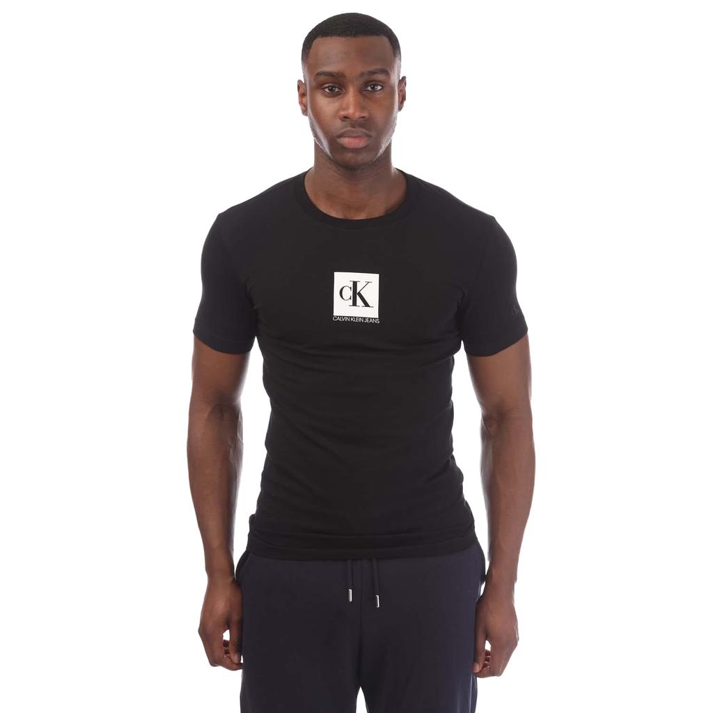 Calvin Klein Mens Monogram Logo T-Shirt