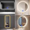 Touch Sensor Dimmable LED Makeup Mirror Light 12V COB Strip Dressing Table Vanity Background Lighting For Bathroom Bedroom Decor