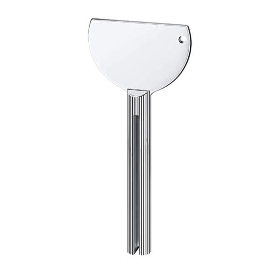 Выдавливатель зубной пасты Металлический выдавливатель тюбиков Нержавеющая сталь Форма ключа Ручной ролик для зубной пасты Портативный отжим для тюбиков для краски, крема для волос, косметики