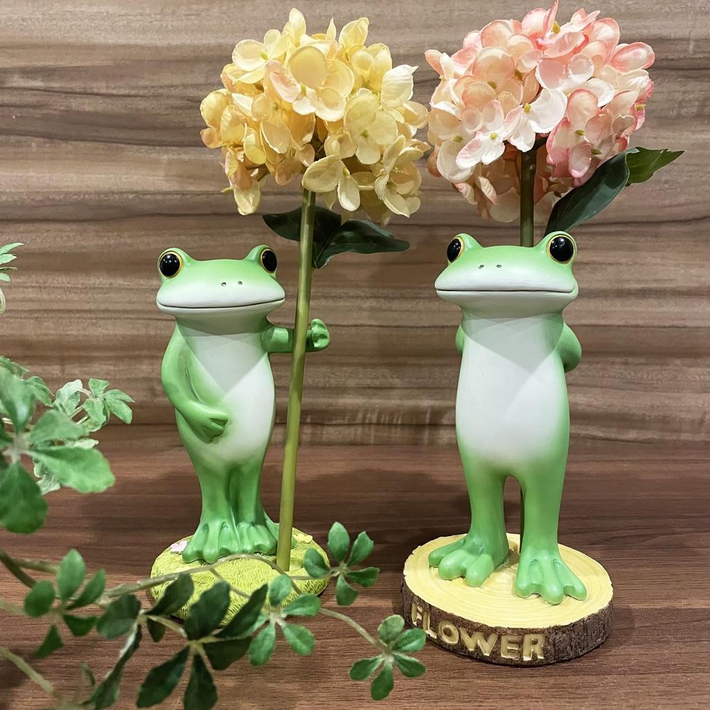 Набор искусственных цветов Daikai Kopo Лягушка с цветами xx 74178 8,4 8,4 16,1 см