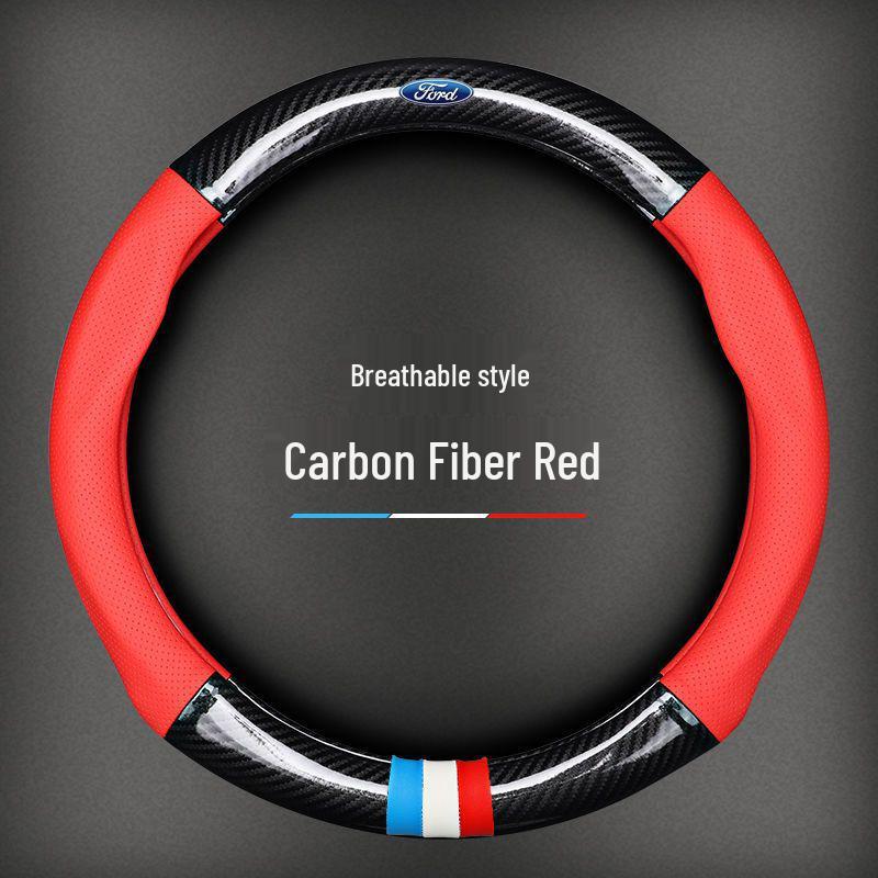Чехол на руль для Ford: Focus, Mondeo, Escort, Edge, Fiesta, EcoSport, Mustang
