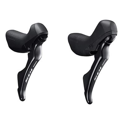 Комплект левого и правого рычага SHIMANO 2x11S STI рычаг ISTR7000DPAL алюминиевый черный ST-R7000