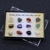 12 Mini Crystal Agate Ore Specimens: Cross-Border Hot Selling Teaching Materials