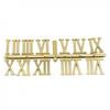 DIY Clock Numerals Parts Gold Plastic Roman Numerals