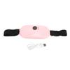 Pink Warming Waist Belt Waist Heating Pad Portable Electric Waist Heating Wrap for Home Office