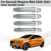ABS пластик Накладка на ручку двери Для Renault Megane MK4 Хромированные Аксессуары для тюнинга автомобиля