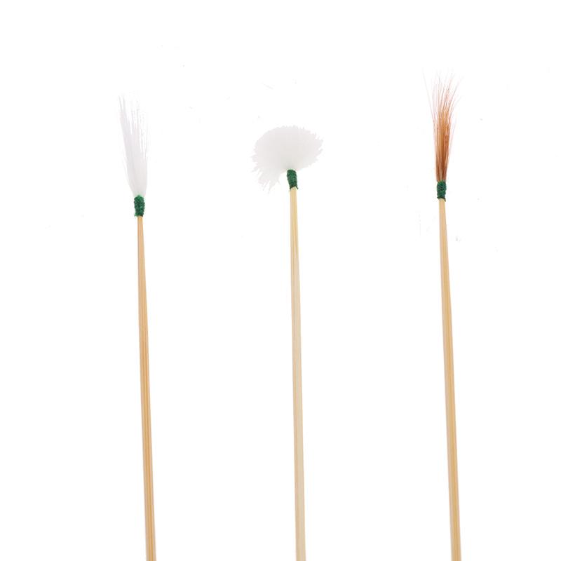 10 шт. бамбуковое перо для удаления ушной серы кюретка для чистки ушных раковин ложка для чистки палочка