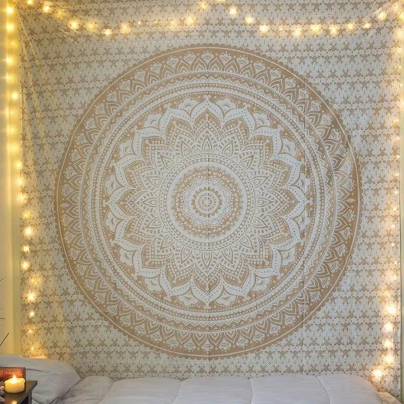 Large Mandala Indian Tapestry Wall Hanging Bohemian Home Decoration Bedroom Living Room Background Cloth Banner Room Decor