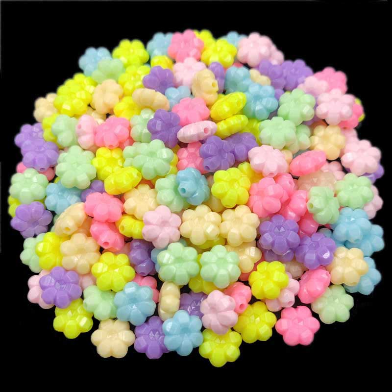 200 шт. Цветочная звезда DIY ремесла свободные бусины для изготовления ювелирных изделий ярких цветов кулон ожерелье браслет