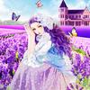 5D DIY Алмазная картина Лавандовый садовый узор Алмазная вышивка Мультфильм девушка Вышивка крестом Домашний декор Подарки