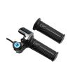 1 Pair 36v/48/60v Electric Bike Scooter Throttle Grip Handlebar With Lock Led Power Display Bicycle Accessories