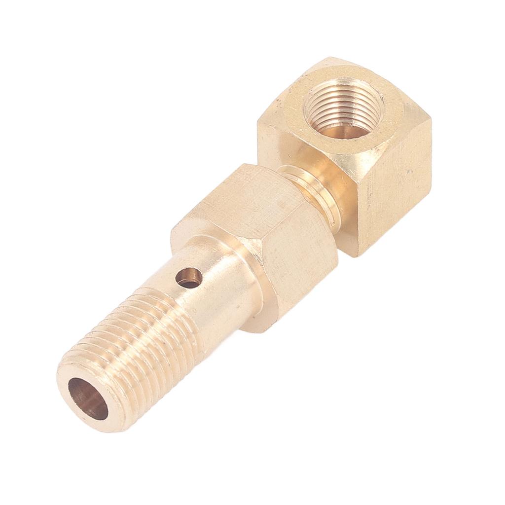 Датчик давления топлива Банджо-болт M12 X 1,25 дюйма 1/8-27 NPT Внутренняя резьба на Наружную резьбу Угловой фитинг-адаптер 90 градусов для Civic CRX