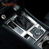 Car Console Gearbox Panel Trim for Mazda 6 Atenza 2015 2016 2017 2018 Frame Cover Sticker Strips Garnish Accessories Styling