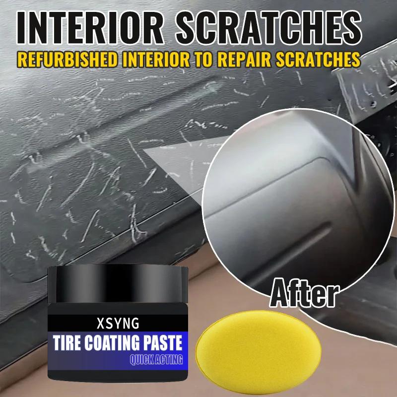 [Ремонтный набор для усиленного блеска] Набор для ремонта царапин салона автомобиля - Крем для восстановления приборной панели и пластика для усиленного блеска