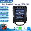 9,7-дюймовый Для Opel Astra Buick Verano 2009-2015 Android 14 Автомагнитола Мультимедиа GPS Беспроводной Carplay Экран Стерео