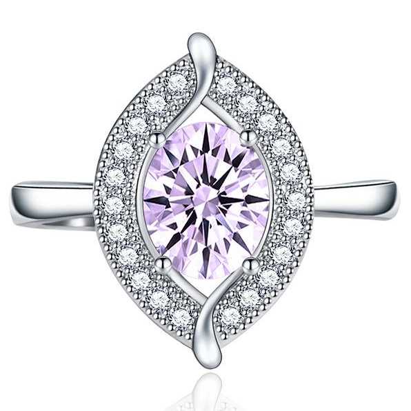 Sace Gems Классическое кольцо из медного сплава с цирконом, женские ювелирные изделия, свадебный подарок для вечеринки