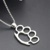 1 Pc Hip Hop Stainless Steel Paw Pendant Necklace for Men Women for Daily Decoration