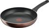 T-fal Frying Pan 28cm IH Gas Fire Compatible, Substances Such As PFOA, "IH Titanium Excellence Mocha Frying Pan" Brown G17206