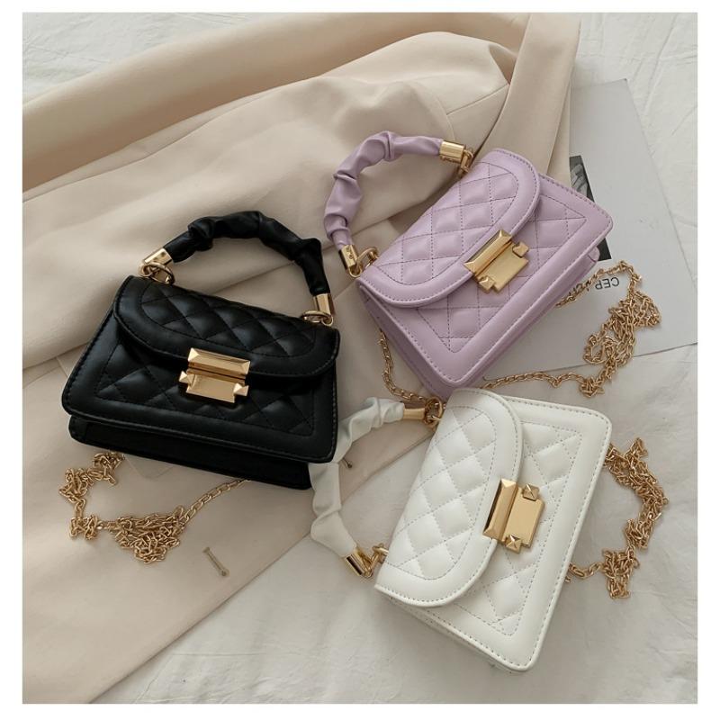 Новая женская модная цепочка, кроссбоди, ручная, маленькая квадратная сумка