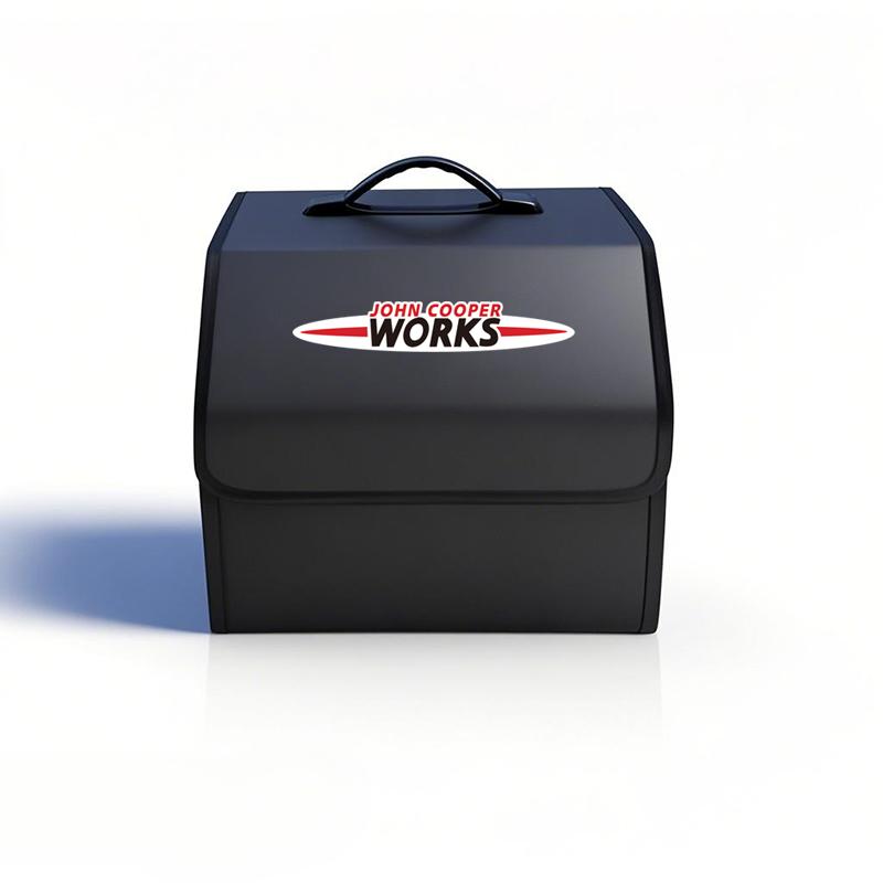 Car Emblem Storage Box Foldable Auto Trunk Organizer Bag For MINI WORKS One Cooper JCW R60 R59 R58 R57 R56 R55 R53 R52 F55 F56.
