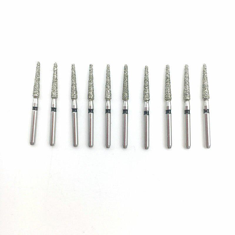 10 шт., стоматологические алмазные боры, высокоскоростные наконечники, инструменты для полировки и отбеливания, стоматологические боры, дрель для отбеливания зубов TR-13S