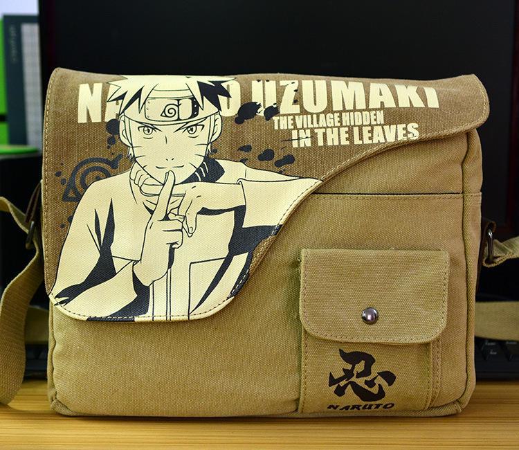Атака титанов Sword Art Pirates Холщовая сумка через плечо Ninja Anime Backpack Black Butler