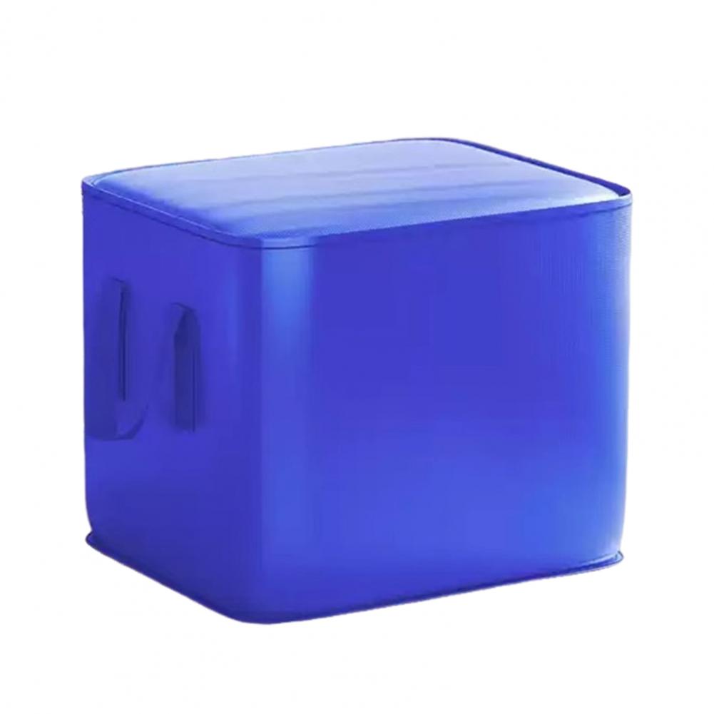 Пылезащитный чехол для одежды с усиленной ручкой, сумка для хранения большого объема, закрывающаяся на молнию, водонепроницаемый контейнер