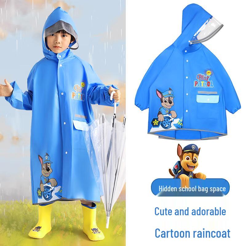 PAW PATROL Kids' Raincoat with Backpack Slot
