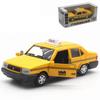 1/32 Scale Taxi Car Toy for Kids, Yellow Cab New York City Taxi Cab Toy Diecast Model Toy Car with Pullback Action for Toddler