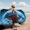 Игровое полотенце Bayonetta из микрофибры для пляжа, впитывающее, быстросохнущее, мягкое, для йоги, плавания, курорта, альпинизма